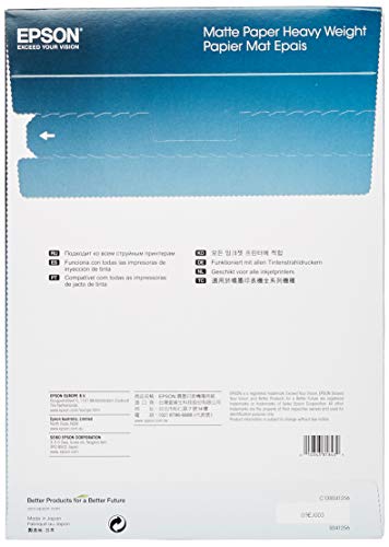 Epson Matte Paper Heavy Weight - Papel