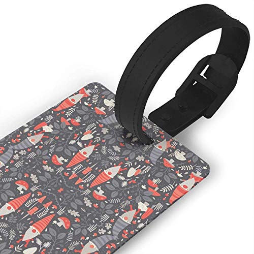 Equipaje Accesorios Accesorios de Viaje Etiquetas para Equipaje Perfectly Round Chinchilla Camerons Luggage ID Tags Suitcase Carry-On Cards