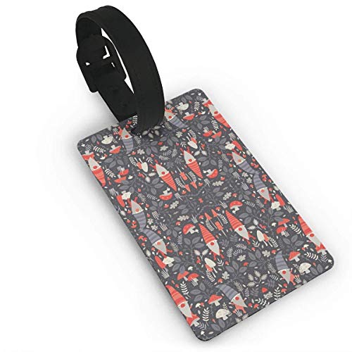 Equipaje Accesorios Accesorios de Viaje Etiquetas para Equipaje Perfectly Round Chinchilla Camerons Luggage ID Tags Suitcase Carry-On Cards
