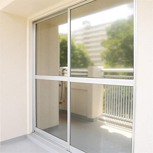 Essort Vinilo Película Ventana 45 x 200 cm Solar Adhesiva Lámina Privacidad Anti 92% UV Control de Calor para Hogar y Oficina