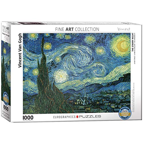 Eurographics Starry Night 1000pcs Puzzle - Rompecabezas (Puzzle Rompecabezas, Arte, Niños y Adultos, 1000 Pieza(s))
