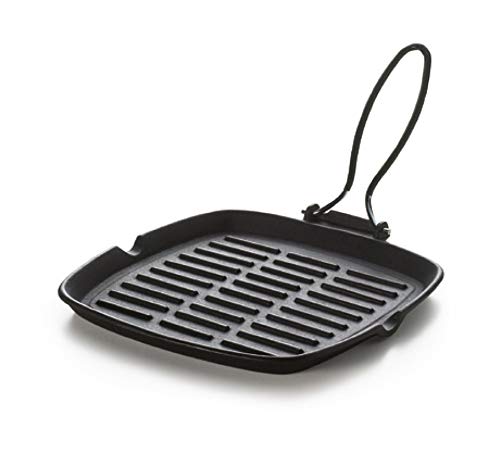 Excelsa"Dieta-Grill" fundido-cuadrada de hierro parrilla 24X24 cm.
