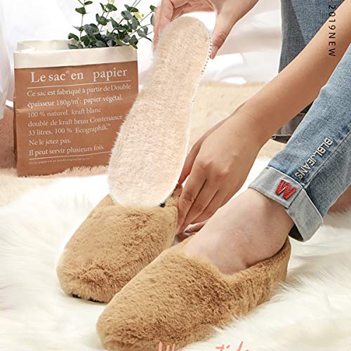 EXTSUD Plantillas Invierno para Hombres y Mujeres, Plantillas de Lana Artificial Calientes, Extra Gruesas y Suelas Suaves, Ideal para contra el Frío, EU 36-48, 2 Pares (EU 40)