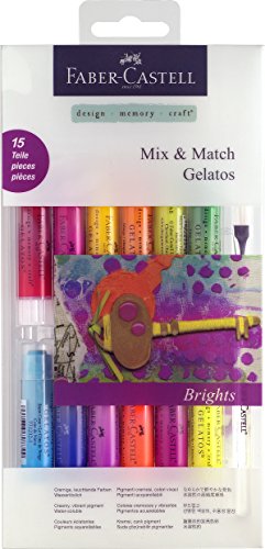 Faber-Castell 121813 - Estuche con 12 gelatos y 3 accesorios