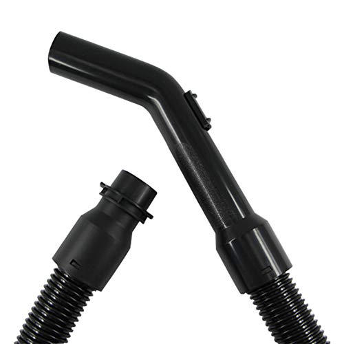 Faderr - Manguera para aspiradora, Color Negro, 1,9 m, Rosca Extra Larga, práctico Adaptador de Manguera de Goma EVA Suave para Panasonic
