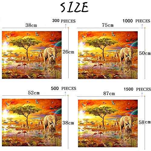 FAWFAW Rompecabezas para Niños Y Adultos 1000 Piezas, Césped Y Jardín, El Mar Mediterráneo, 1500/1000/500/300 Piezas, Juegos De Puzzle Decoración para El Hogar