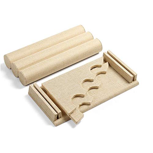 Feibrand Brazaletes Joyeria Organizador Pulseras Soporte Expositor para Relojes Collares