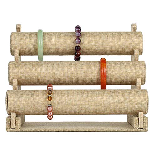 Feibrand Brazaletes Joyeria Organizador Pulseras Soporte Expositor para Relojes Collares