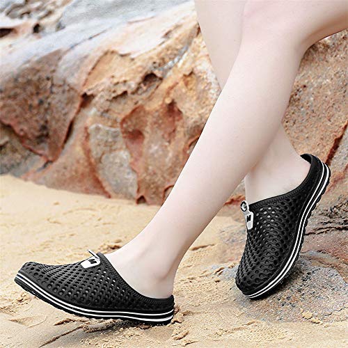FELZ Chanclas Unisex Adulto Zuecos Unisex Adulto Sandalias de Playa Casuales para Hombre y para Mujer Hollow out Zapatillas Transpirables Zapatos Planos