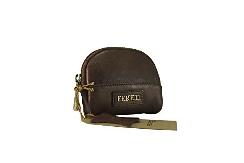 FERETI bolso bandolera Marrón con monedero DE ALTA CALIDAD PIEL VACUNA ORIGINAL