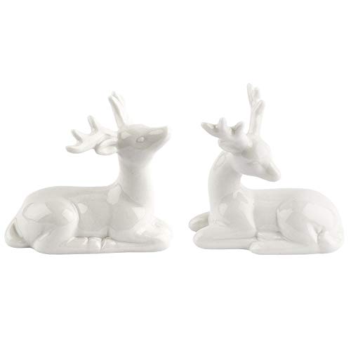 Figuras decorativas, ciervo, varios diseños, 2 unidades