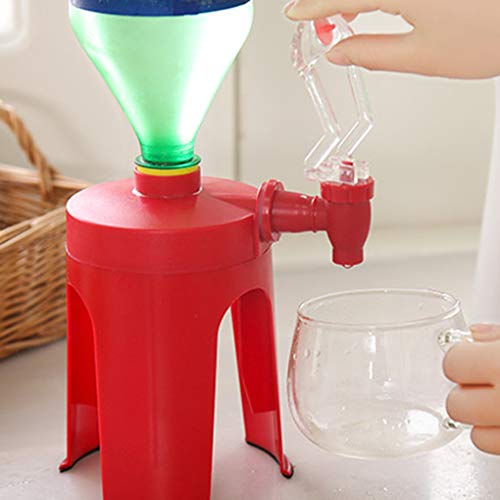 Flushzing Escritorio dispensador de la Bebida del Agua del ABS de Down Soda Botella de Dispositivos de dispensación revés portátil