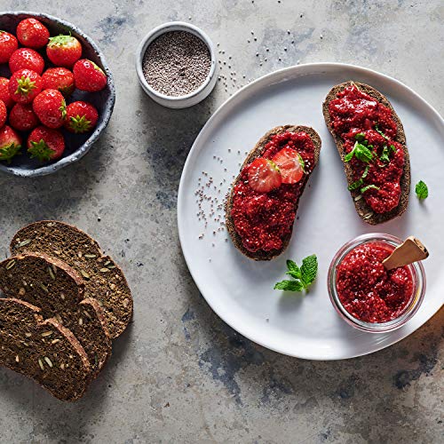 foodspring Pan Proteico Vegano, 5x230g, ingredientes 100% naturales, 90g de proteína y con la garantía de ser un pan sin gluten.