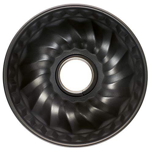 Formegolose 87123FG Flanera con cono, 23 cm, Acero, Negro