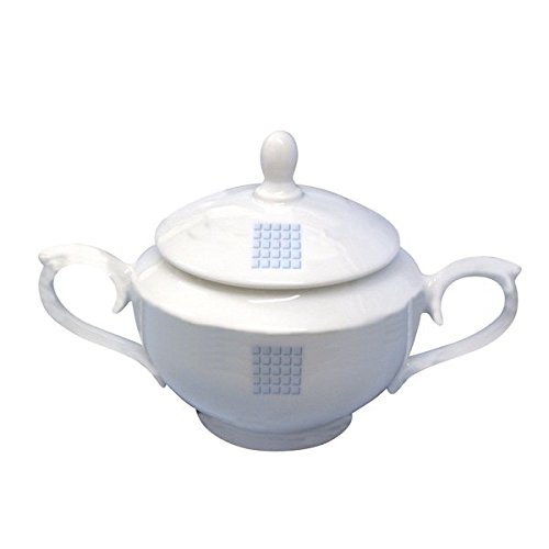 FranquiHOgar VAJILLA Modelo Aqua 83 Piezas - Porcelana Juego de Whisky Koswcky de Regalo