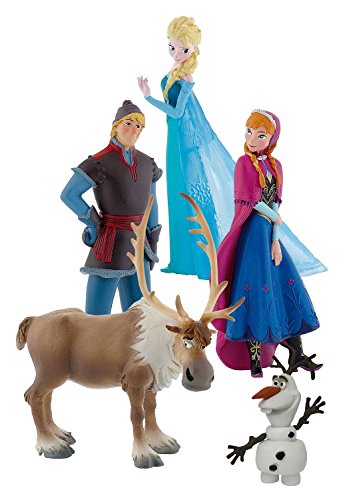 Frozen - Bumper Pack, set con 5 figuras, Bullyland 12220