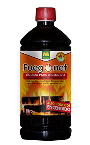 Fuegonet 231198 Liquido para encendido, Negro, 7.2x27x7.2 cm