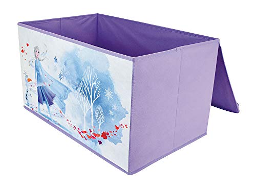 Fun House 713188 Disney Frozen - Baúl de juguetes plegable para niños, color morado