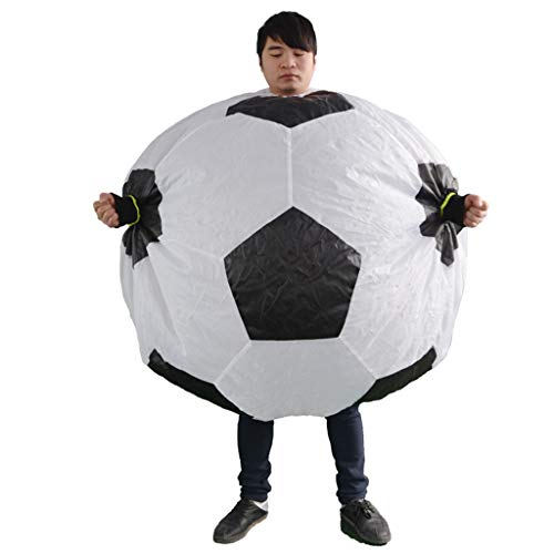 GaLon Trajes inflables for adultos, trajes inflables Copa Mundial de Fútbol Cheerleaders divertidos que animan Uniformes actividades adultas Rendimiento Béisbol Fútbol traje trajes de carnaval del par