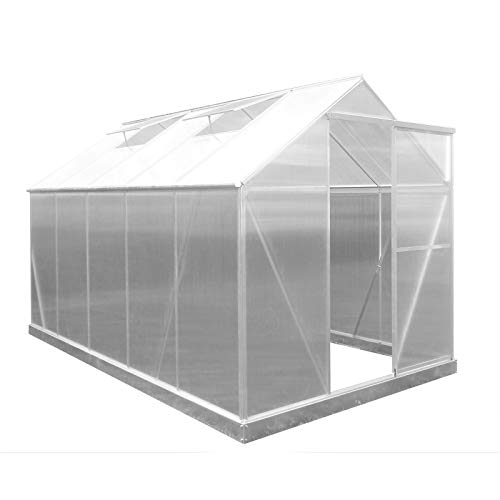 Gardiun KNH1205 - Invernadero Madera/Policarbonato WOODEN II dimensiones 82 X 90 X 32 cm
