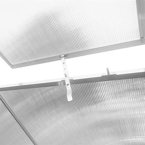 Gardiun KNH1205 - Invernadero Madera/Policarbonato WOODEN II dimensiones 82 X 90 X 32 cm