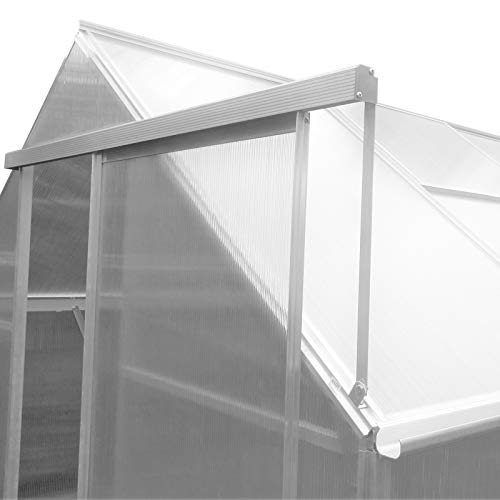 Gardiun KNH1205 - Invernadero Madera/Policarbonato WOODEN II dimensiones 82 X 90 X 32 cm