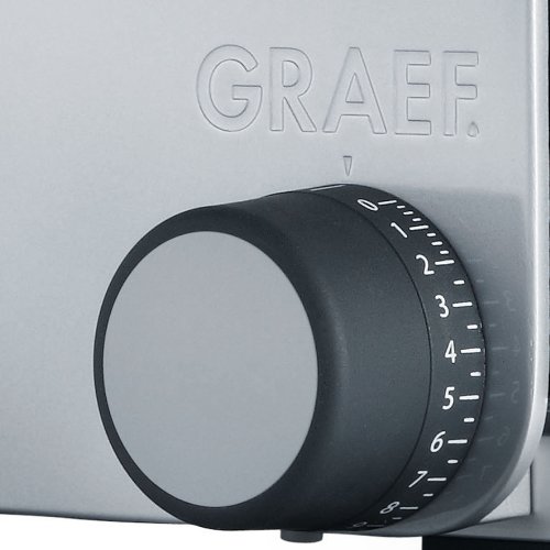 Graef Vivo V 10 - Cortafiambres (230V, 50 Hz, Metal, Metálico)