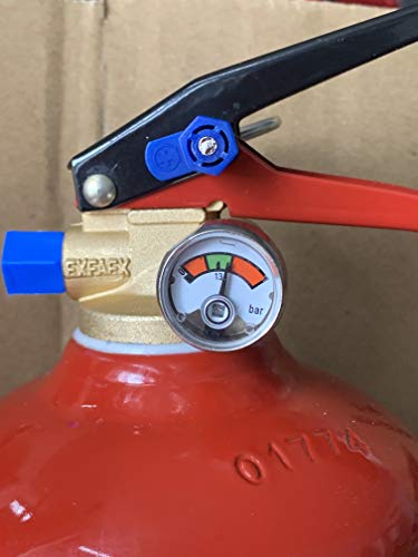 Grupo Cano Lopera | Extintor Universal Polvo Seco ABC con Capacidad de 2 Kg | Homologado | Eficacia 8A - 34B | Útil para Casa - Coche - Caravana - Moto - | Incluye soporte