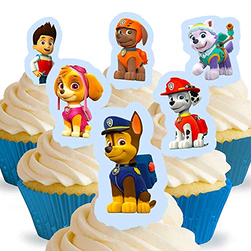 Guizu Cupcake Toppers Decoración para Cupcakes, Topper de Tarta Decoración para Pasteles , Fiesta de Cumpleaños DIY Decoración Suministros, 36Piezas