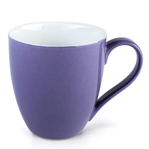 Hausmann & Söhne XXL Taza púrpura Pastel 1 Taza de Porcelana | Jumbo Cup 500 ml Taza de café/Taza de té Grande | Taza de café | Taza púrpura 500 ml | Idea para Regalo