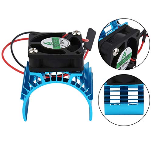 Heaviesk Durable sin escobillas del radiador del disipador de Calor y Ventilador de enfriamiento de Aluminio 550 540 3650 tamaño de la Cubierta del Fregadero del Motor eléctrico para el Modelo RC HSP