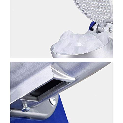 HEMFV Licuadoras y trituradoras de hielo, Hielo máquina de afeitar eléctrica de acero inoxidable Cono de Nieve fabricante de la trituradora de hielo - for la familia, escuela, iglesia, restaurantes, b