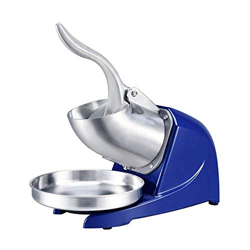 HEMFV Licuadoras y trituradoras de hielo, Hielo máquina de afeitar eléctrica de acero inoxidable Cono de Nieve fabricante de la trituradora de hielo - for la familia, escuela, iglesia, restaurantes, b