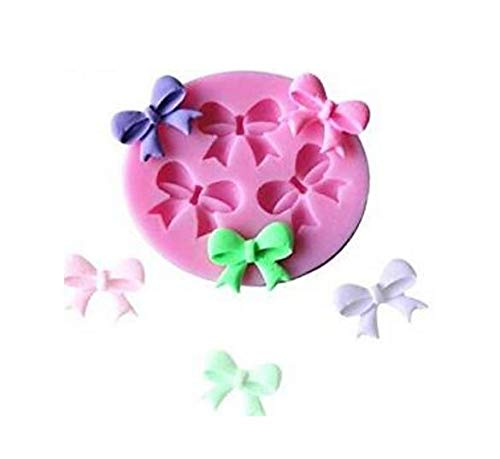 Hemore (TM) 3 cavidades 2,5 cm mini flor esculpir silicona azúcar resina manualidades DIY moldes pasta de goma, decoración de pasteles fondant molde