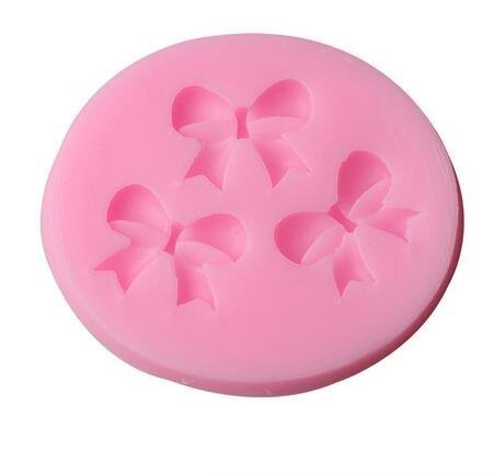Hemore (TM) 3 cavidades 2,5 cm mini flor esculpir silicona azúcar resina manualidades DIY moldes pasta de goma, decoración de pasteles fondant molde