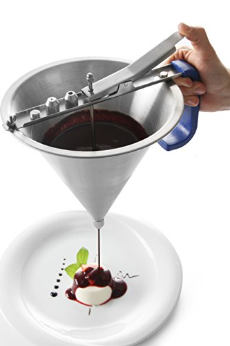 HENDI Embudo para repostería Profi Line - Gris claro - 1.5 L - ø190x(H)220 mm