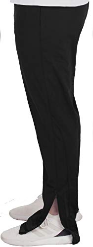 Henry Terre - Pantalones de chándal con cremallera (tallas S-3XL) Negro XXXL