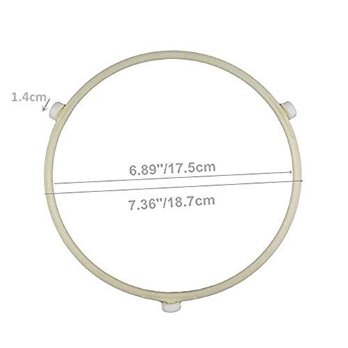 Hilai - Bandeja de horno microondas con diámetro interior de 17,6 cm