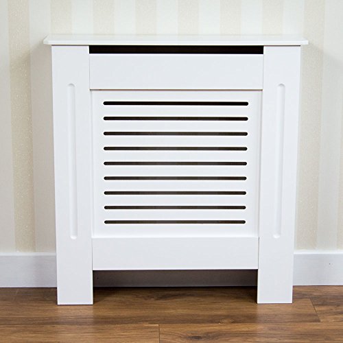 Home Discount Milton para radiador Blanco Moderno Lacado Armario, pequeño