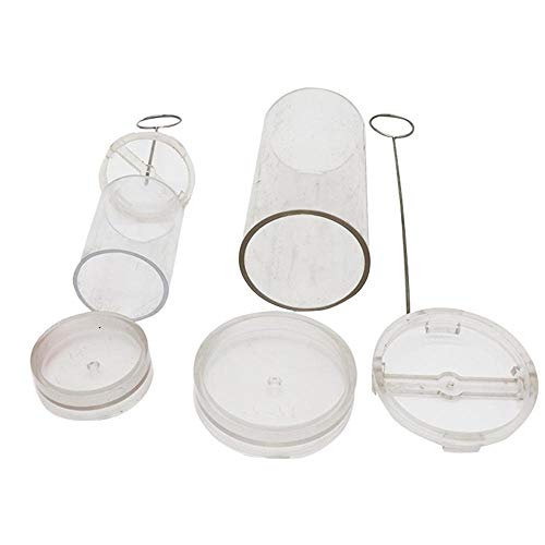 HOMETY Molde para Vela para FabricacióN Vela Kit de FabricacióN de Vela de Pilar de PláStico Cilindro Grande Costilla Molde para FabricacióN de Vela Suministro de FabricacióN de Vela DIY