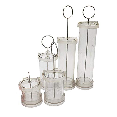 HOMETY Molde para Vela para FabricacióN Vela Kit de FabricacióN de Vela de Pilar de PláStico Cilindro Grande Costilla Molde para FabricacióN de Vela Suministro de FabricacióN de Vela DIY