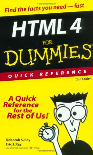 HTML for Dummies Quick Reference