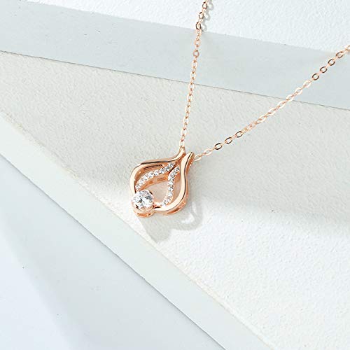 HUKJ Collar De ala De Ángel De Moda De Plata Esterlina S925, Cadena De Clavícula con Incrustaciones De Diamantes, Joyería Personalizada Deformable De Dos Usos
