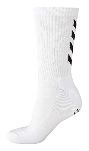 hummel Fundamental 3-Pack Socks, Unisex Adulto, Blanco, 12