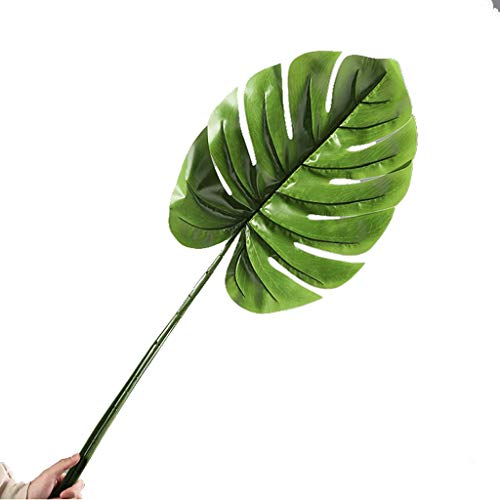 HXF- Centro de Flores de la Planta de la Hoja Tortuga Simulación Bossi Inicio Suave decoración Falso Decoración Ramo de simulación de luz Floral Moda (Size : M)