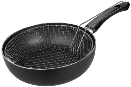 IBILI 410628 - Freidora con cestillo Inducta 28 cm Aluminio