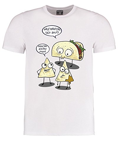 Ice-Tees What You Taco Bout?- Camiseta de manga corta para mujer Blanco blanco X-Large