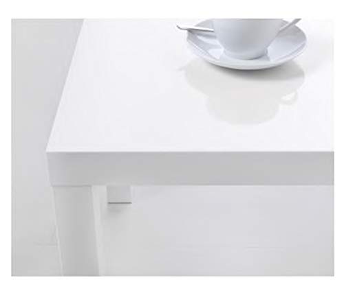 Ikea Mesa Auxiliar, Madera, Blanco, 55x55x45 cm
