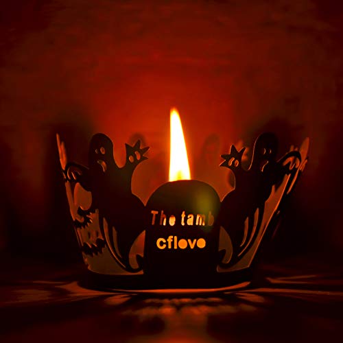 Imanom Envoltura de la Torta, envolturas de la Magdalena de Halloween, decoración de la Magdalena 32pcs
