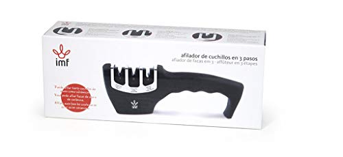 imf Afilador Cuchillos, Plateado, 21.5 x 8.5 x 5.5 cm